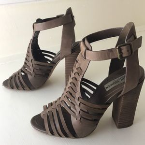 Steve Madden Brown Heeled Sandals